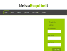 Tablet Screenshot of melissaemct.com